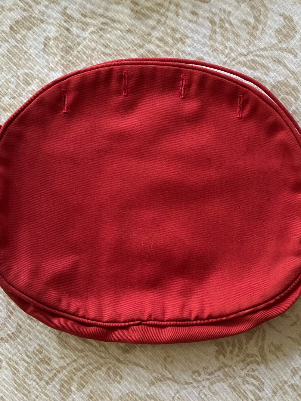 NEW J. G. Hook Bermuda Bag Cover Nantucket Red with Piping 4 Button Vintage